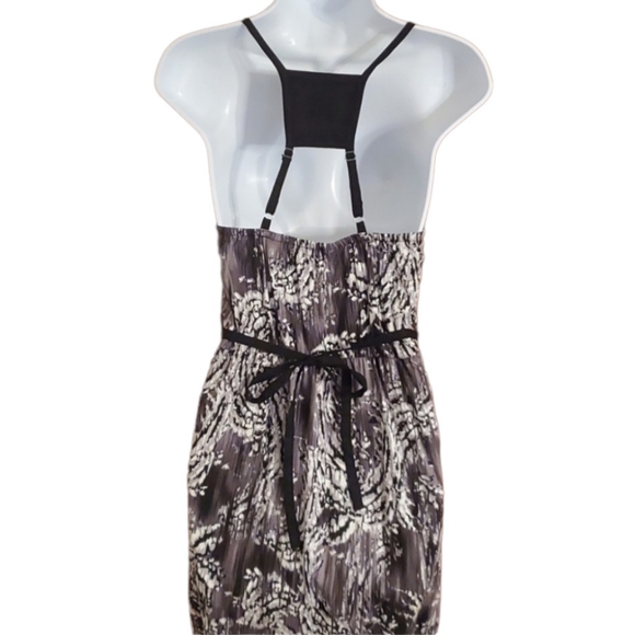 Derek Heart Summer Strappy Dress, Women's, Black, White & Gray - Picture 3 of 7